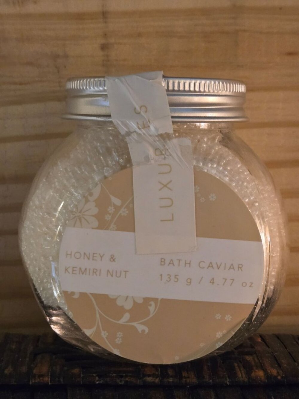 New, luxurious honey and kemiri nut bath caviar